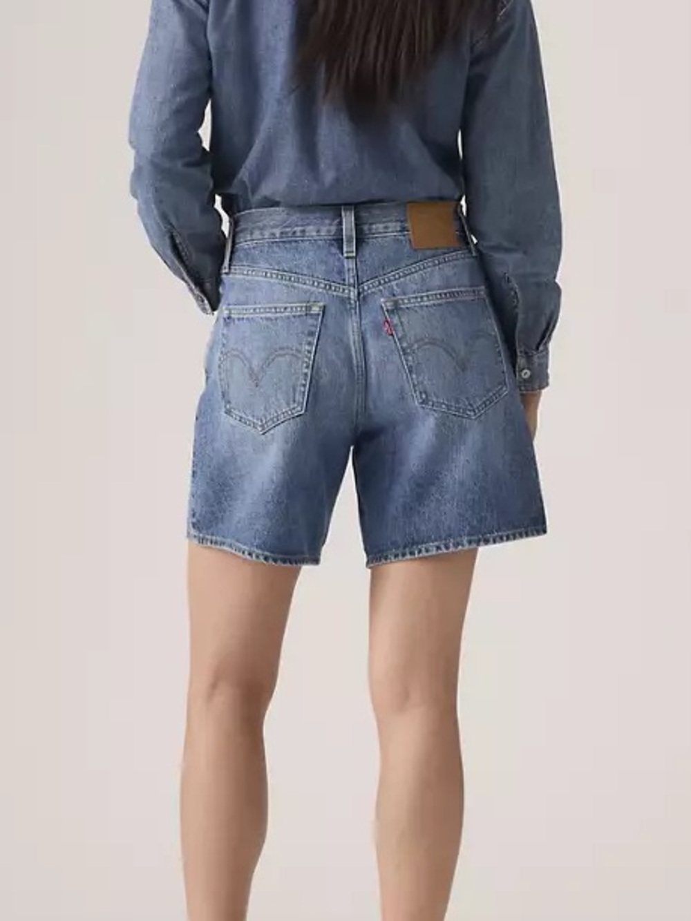 Levi's Light Blue Denim Jean Shorts